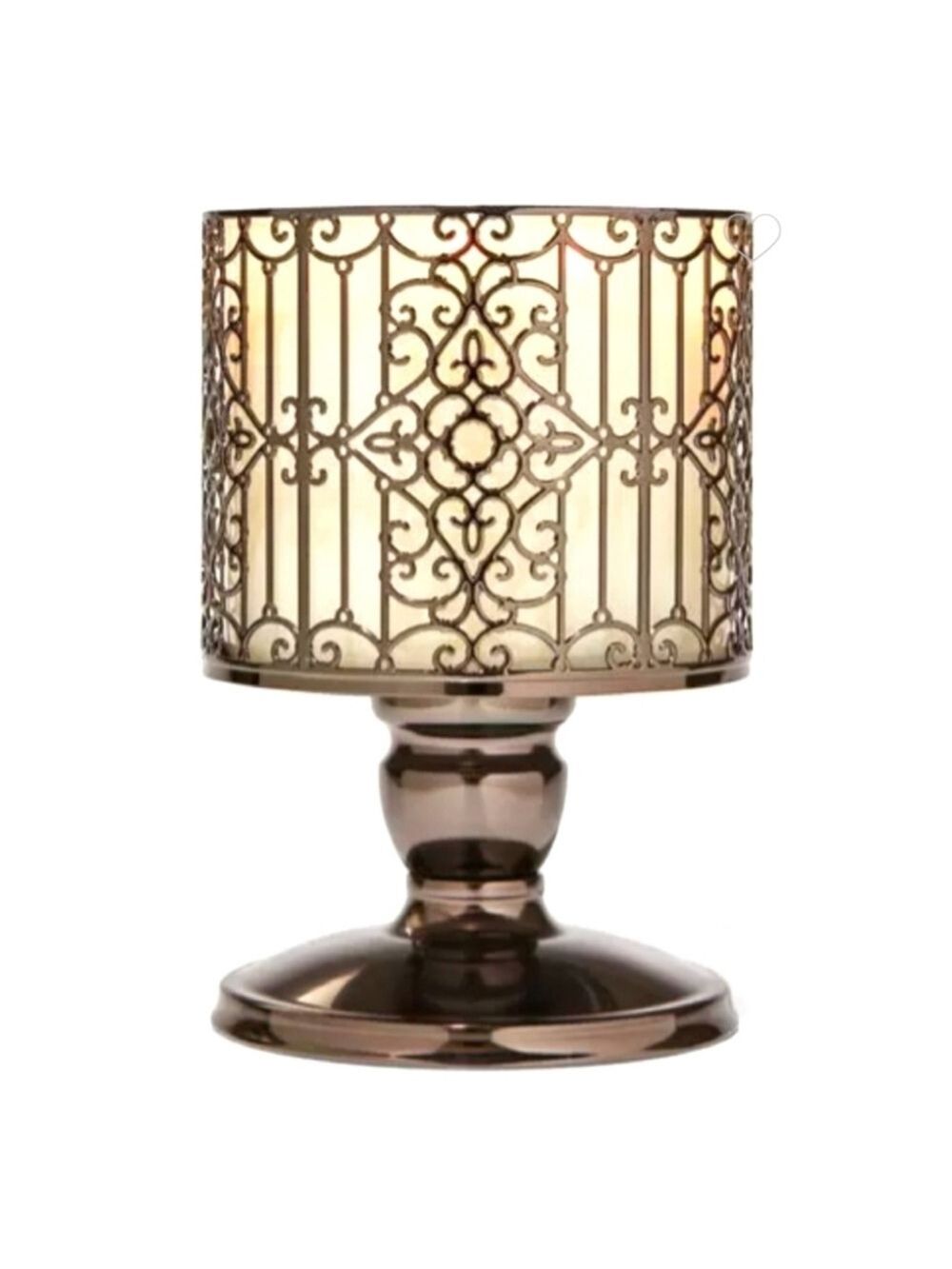 Ornate Gate 3 Wick Candle Holder